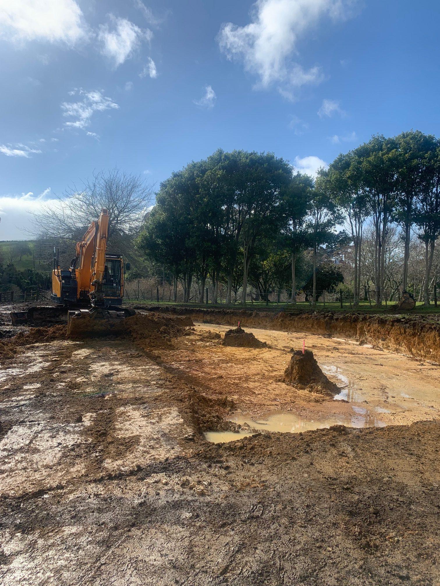 Earthworks and civil contracting in Puhoi
